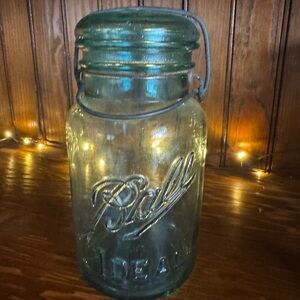Vintage Blue Ball Mason Jar